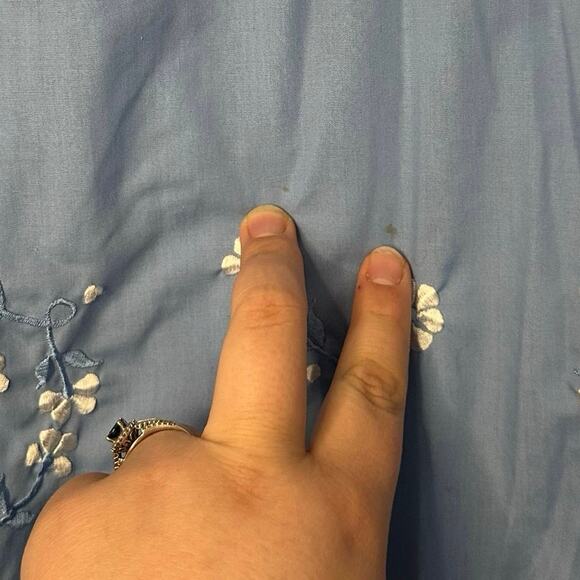 Vintage Leandra Crochet Embroideries A-Line Maxi Dress No Size Modest Floral - Picture 7 of 9